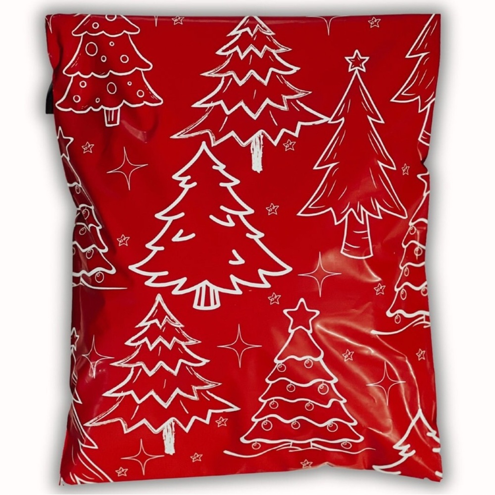 10x13 Christmas Tree Poly Mailers (25 count)